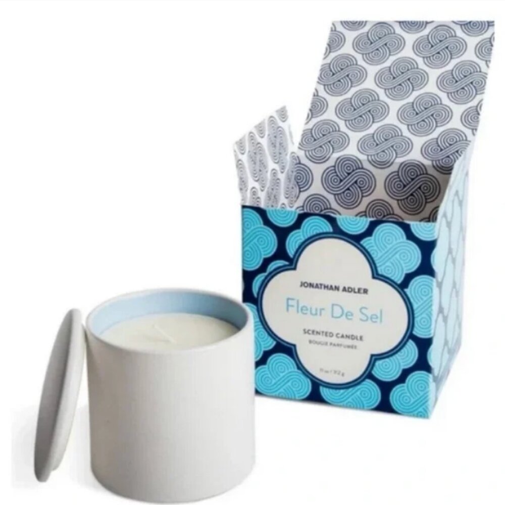 Jonathan Adler Fleur De Sel Ceramic Candle 11oz